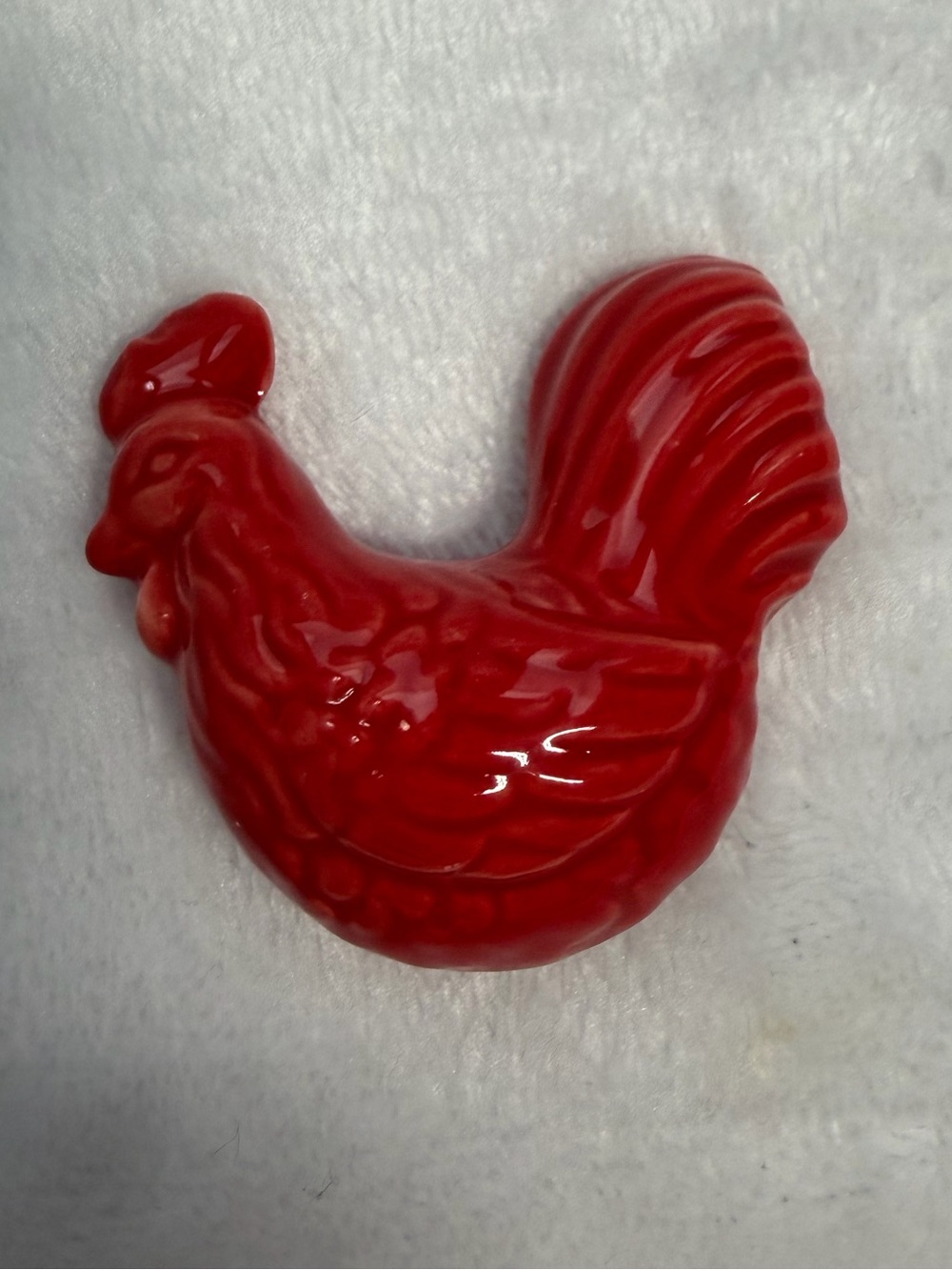 NWT Temp-tations Ceramic Rooster Napkin Holder with Paper Weight - Picture 4 of 10